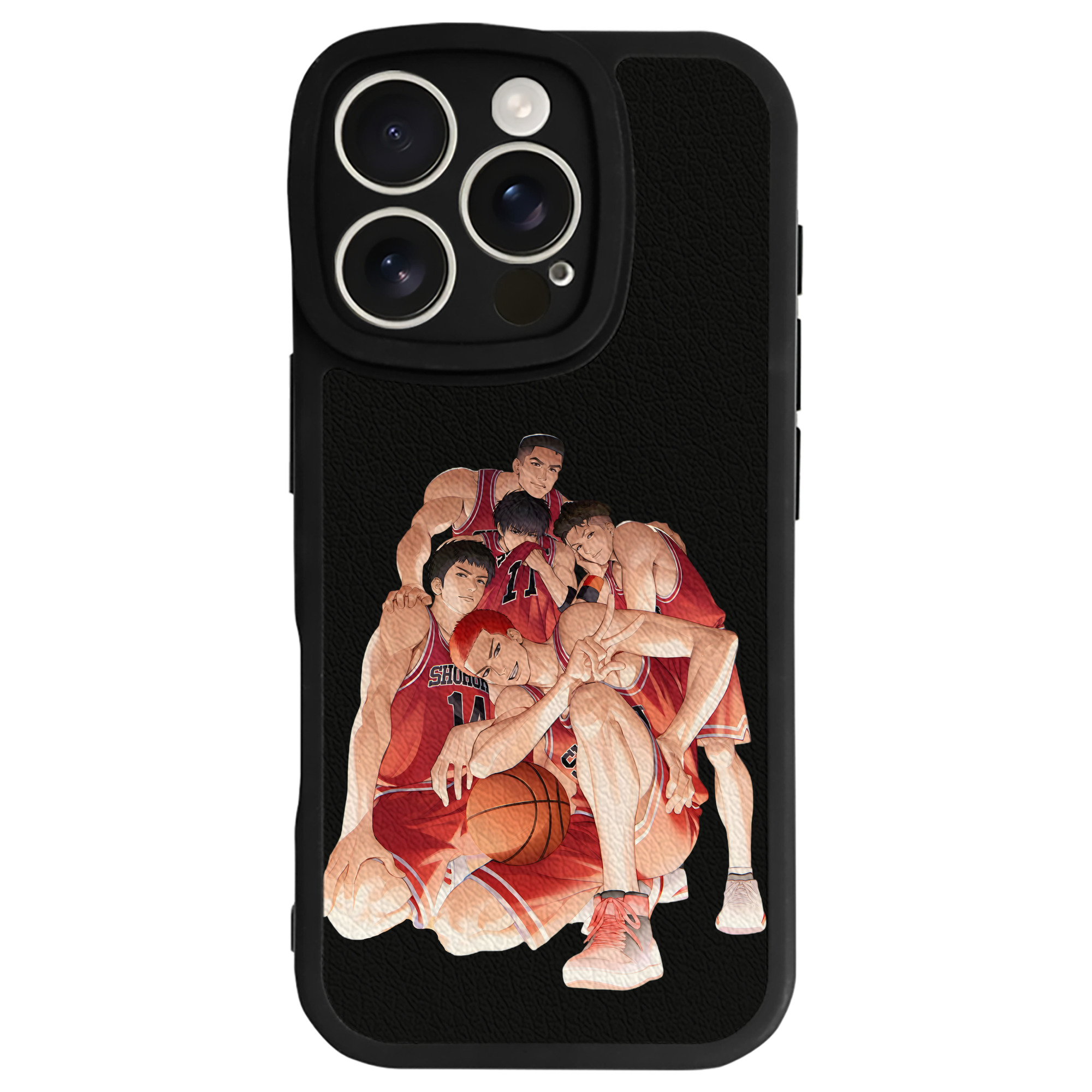 （画像用） SLAM DUNK／スラムダンク 【iPhone 16シリーズ対応】シリコンスマホケース（レザー調） 材質：シリコン